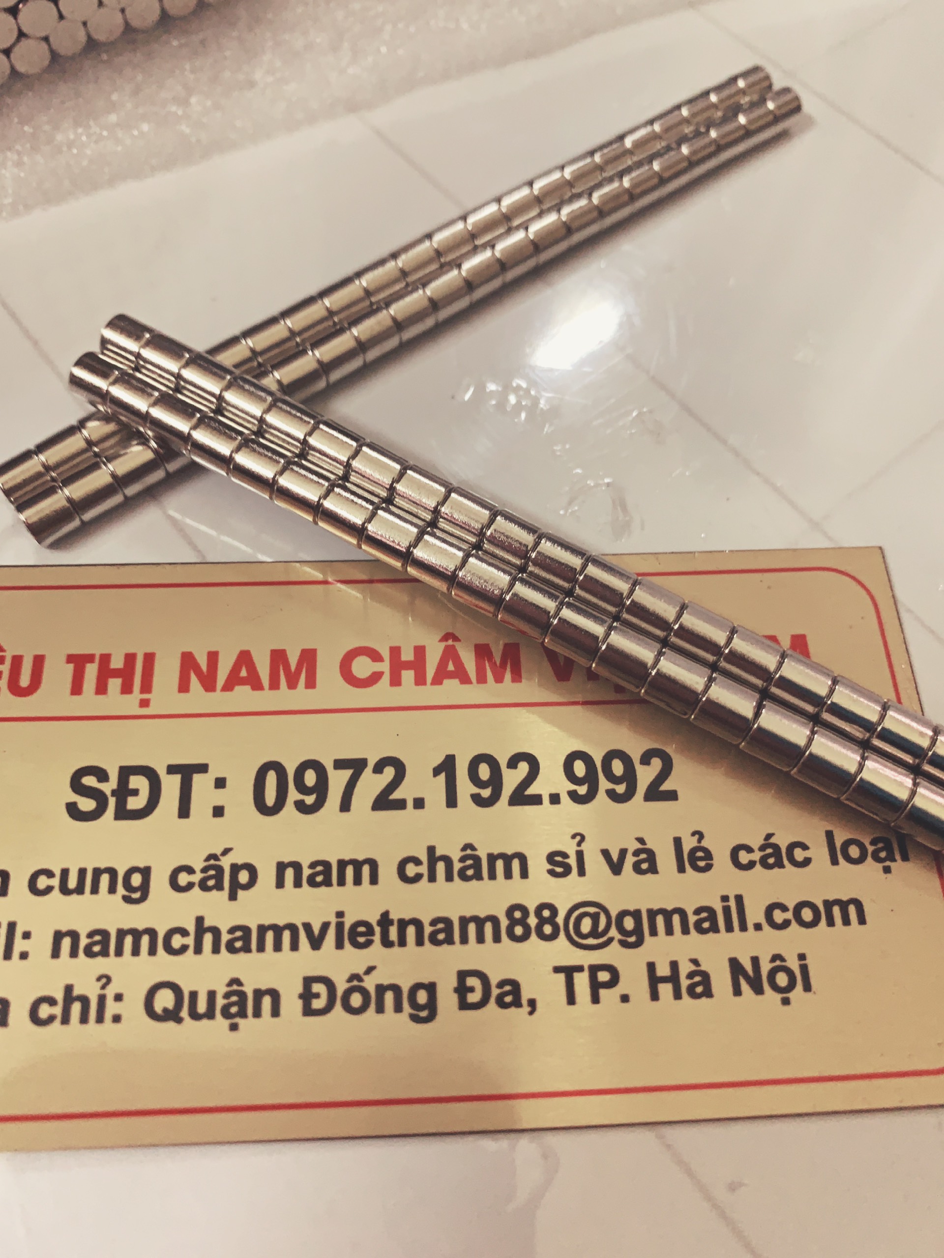 Combo 50 viên Nam châm đất hiếm 5x5mm