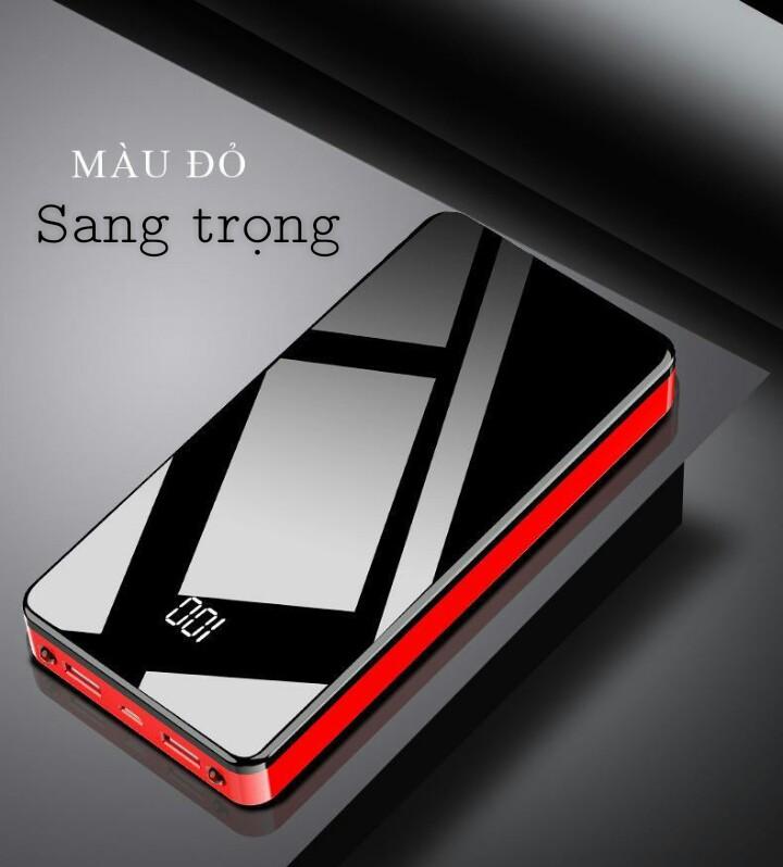 - PIN DỰ PHÒNG LCD MẶT GƯƠNG CÓ HIỂN THỊ 30000MAH - PIN SẠC DỰ PHÒNG NHỎ GỌN TIỆN LỢI 2 CỔNG SẠC - CỤC SẠC DỰ PHÒNG SẠC NHANH CHO MỌI DÒNG ĐIỆN THOẠI Dũng