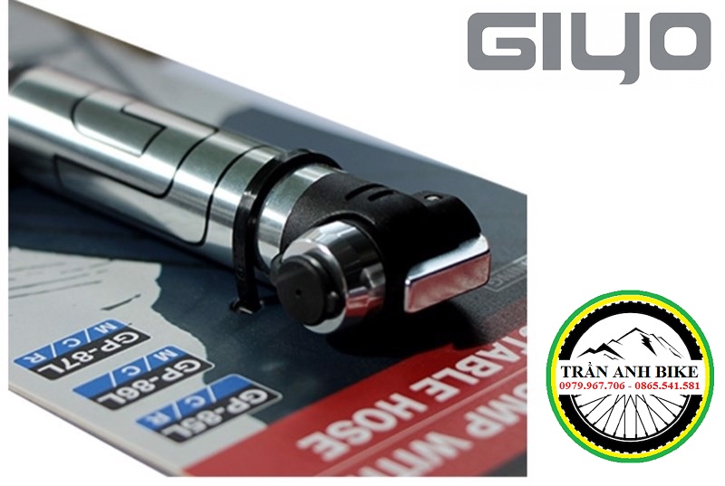 Bơm mini Cao Cấp Xe Đạp GIYO GP-85L