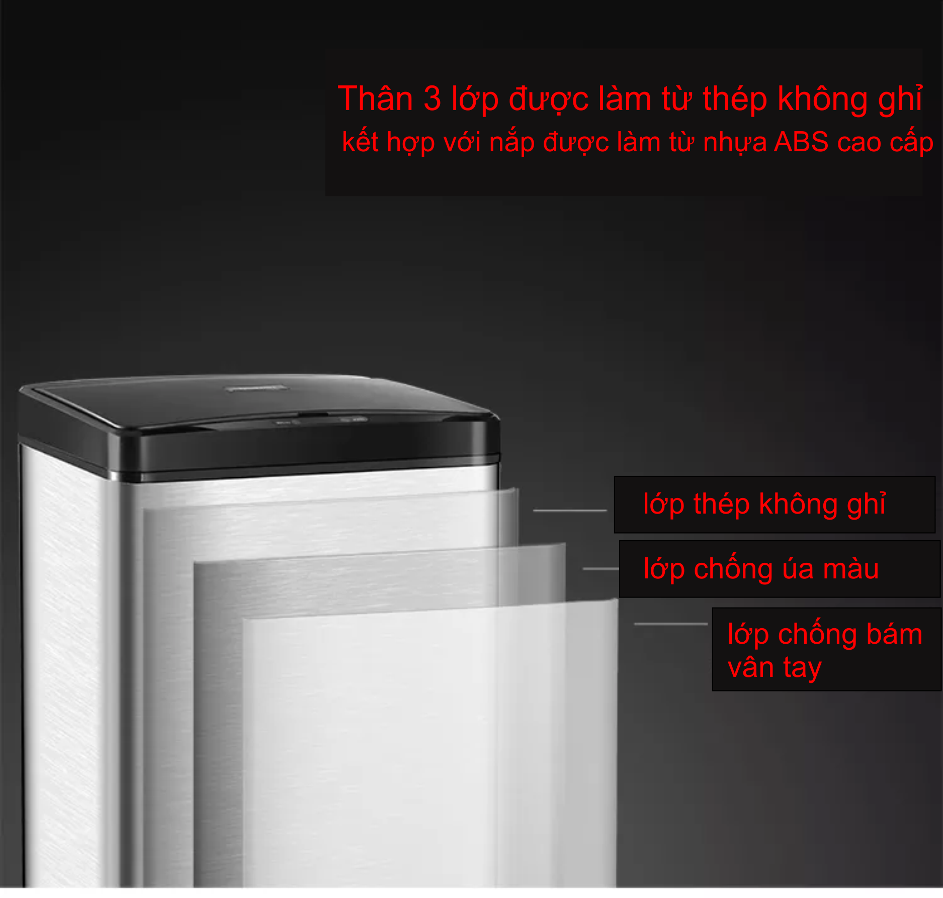automatic trash can