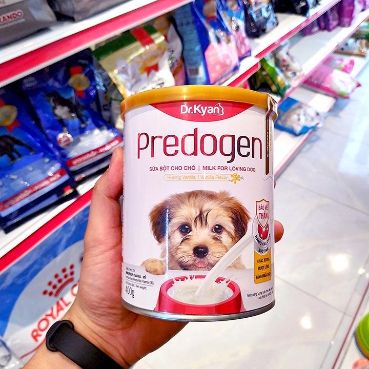 [HOÀN TIỀN 10%]Sữa bột cho chó Dr.Kyan Predogen Lon 400g