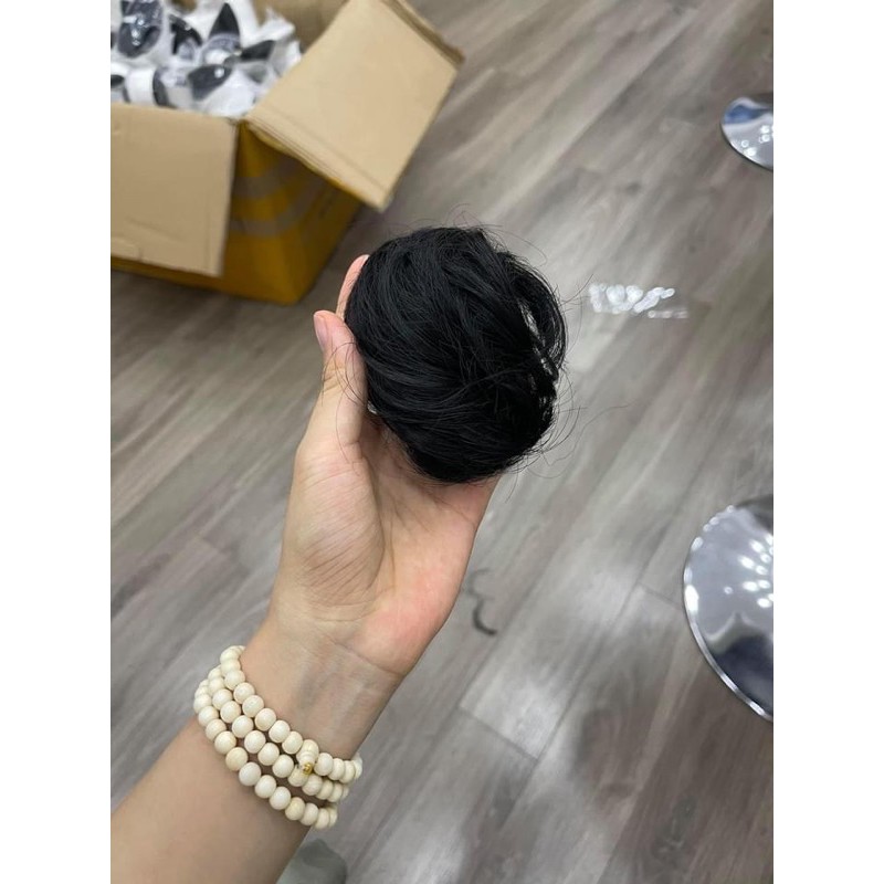 Tóc giả búi ngoặm mini đẹp, hàng mới về hotrend