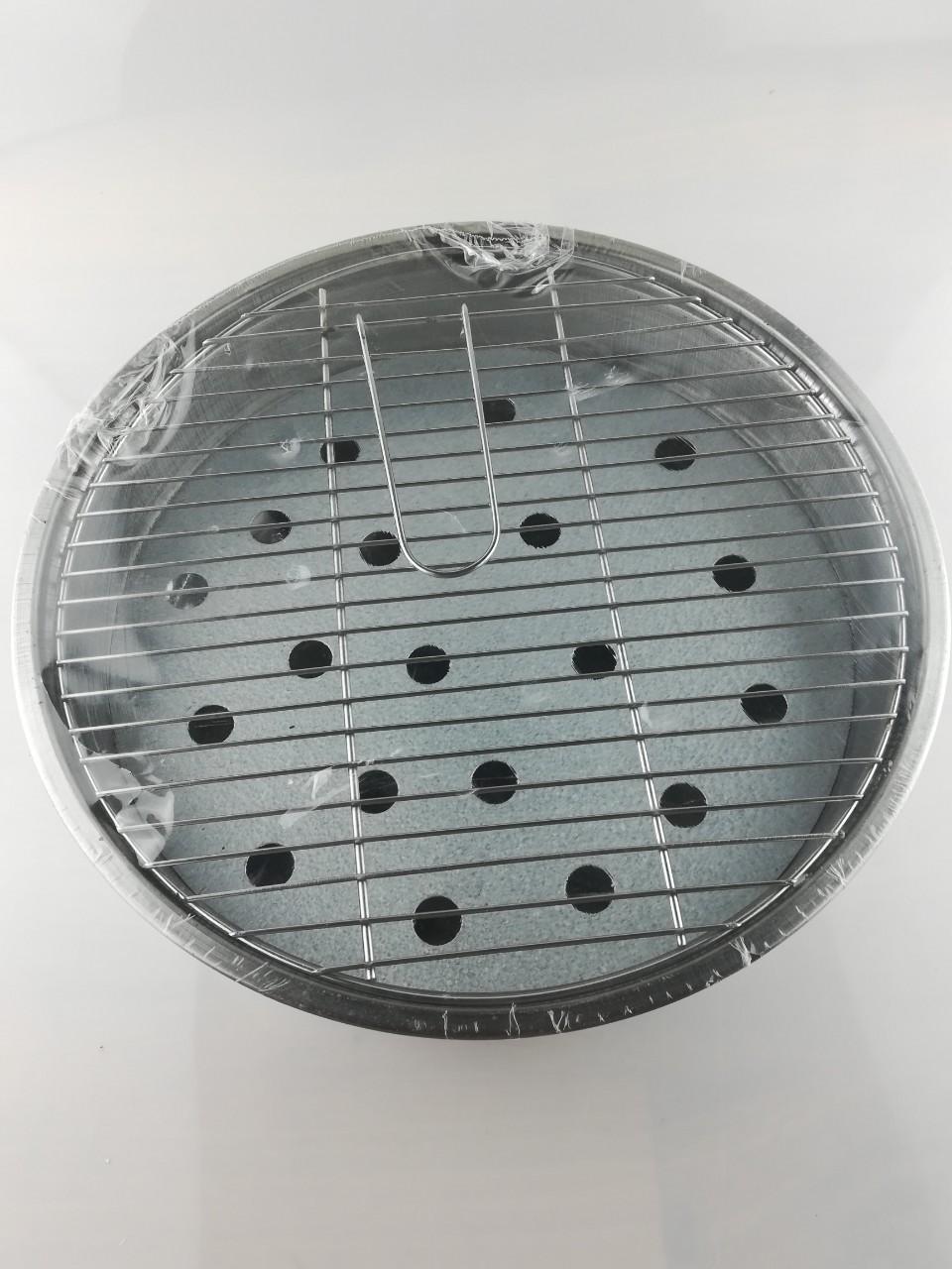 Lò Nướng Than Inox Tròn -30cm