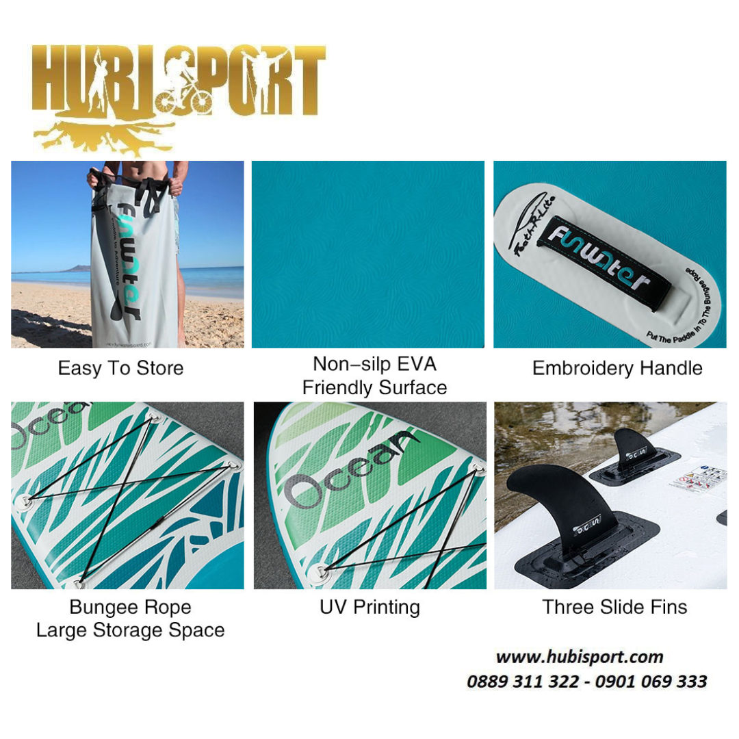 Ocean 335 2024 Feather lite Funwater SUP / Ván chèo bơm hơi