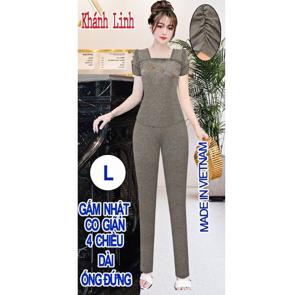 ĐỒ BỘ NỮ, NGUYÊN BỘ ỐNG ĐỨNG ( M L806)