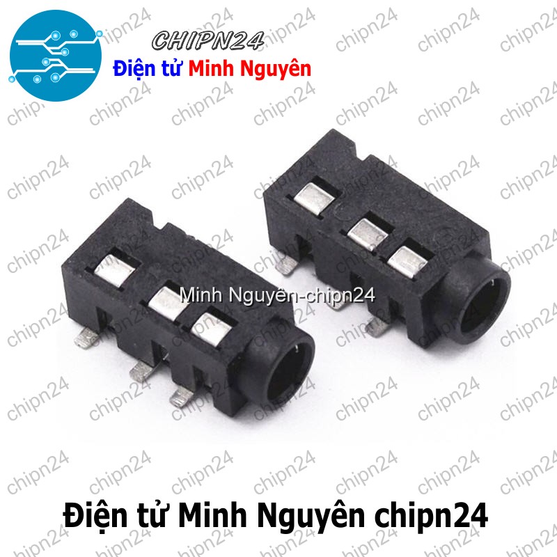[4 cái] (F112.1) Jack Audio 3.5mm PJ-320D PJ320D Hàn Board chân dán - HH002435