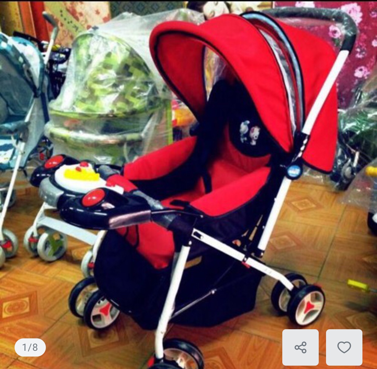 Xe Đẩy 2 Chiều 3 Tư Thế Cho Bé