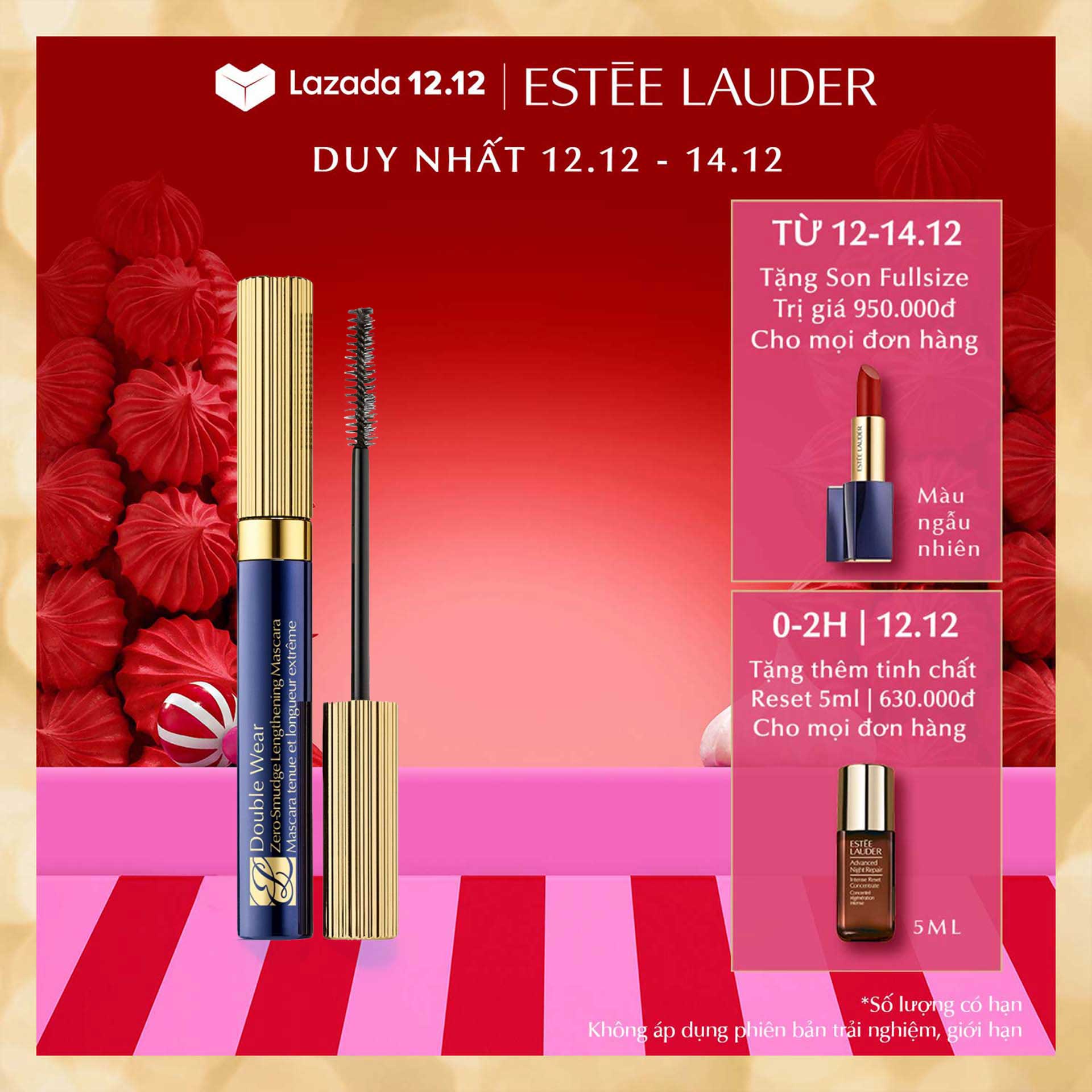 Masaca lâu trôi Estee Lauder Double Wear Zero-Smudge Lengthening 6ml
