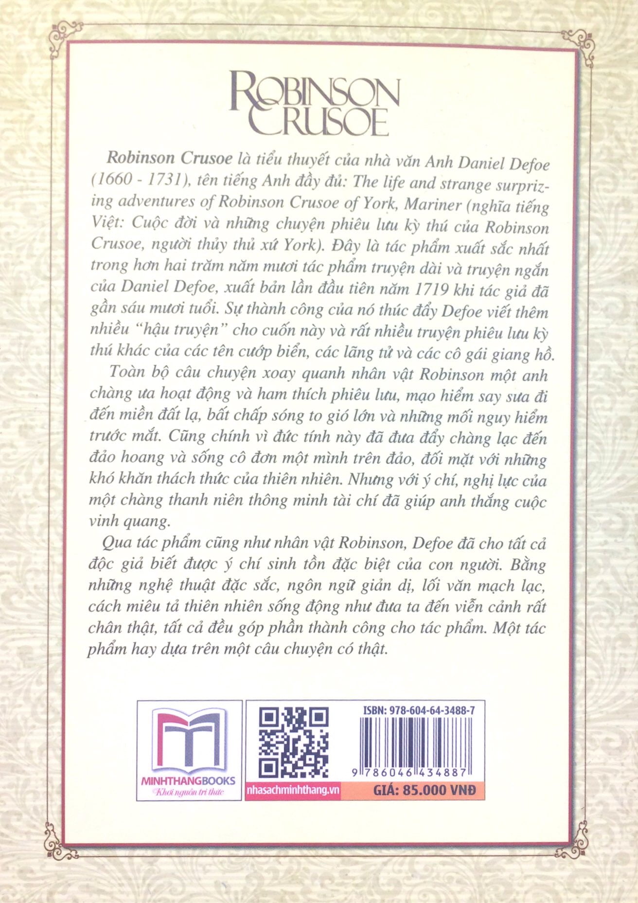 Sách - Những cuộc phiêu lưu kì thú Robinson Crusoe