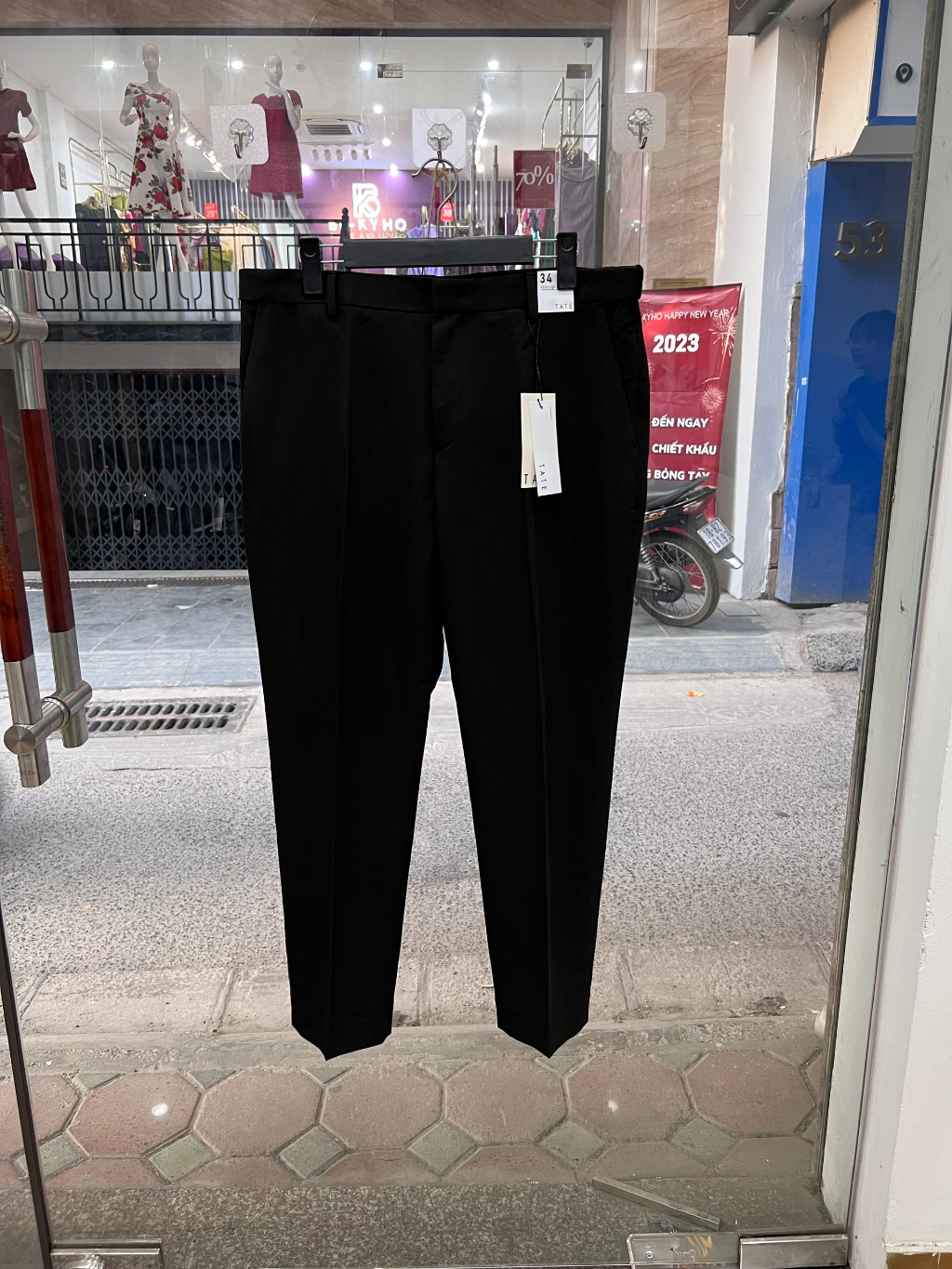 Quần âu Tate 120 hàng sample duy  sz 34