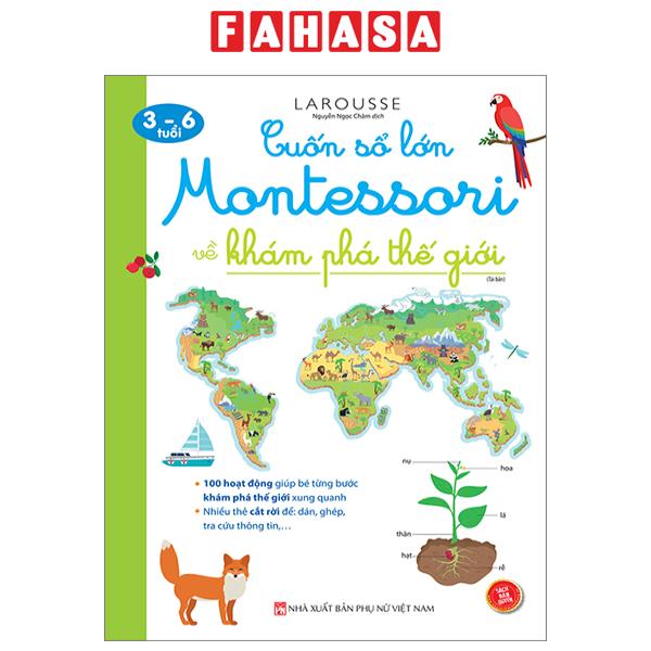 Fahasa - cuốn sổ lớn montessori - về khám phá thế giới