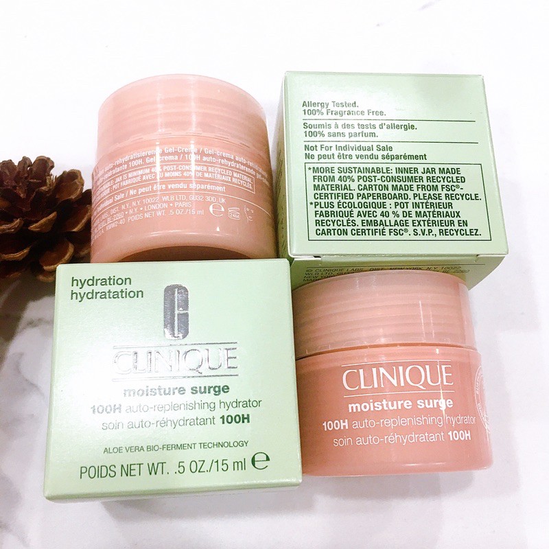 Kem dưỡng cấp nước clinique moisture surge 100h