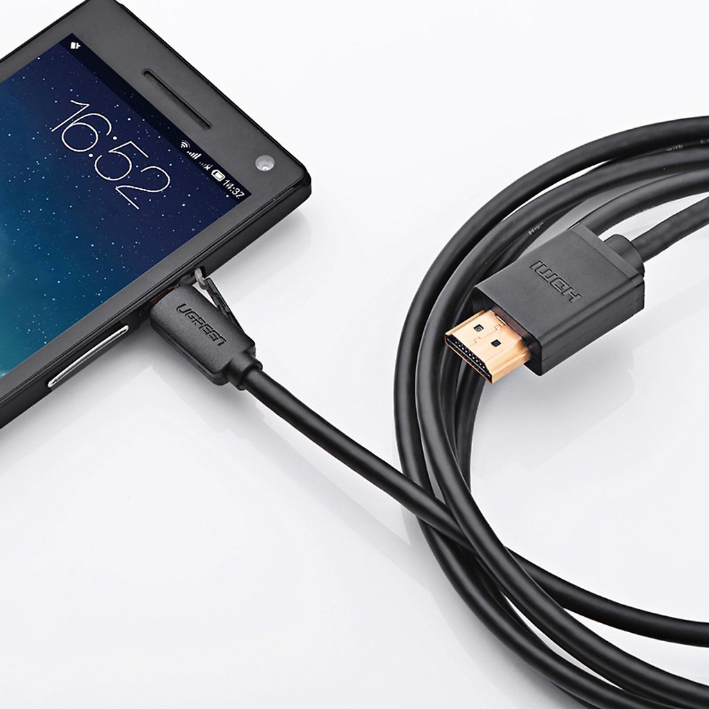 Cáp Chuyển Đổi Micro Hdmi Sang Hdmi Dài 2M Ugreen 30103.