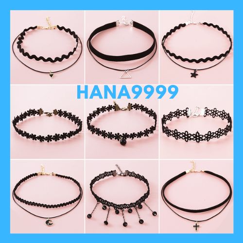 [HCM] combo 6 necklace female choker multi style included Video