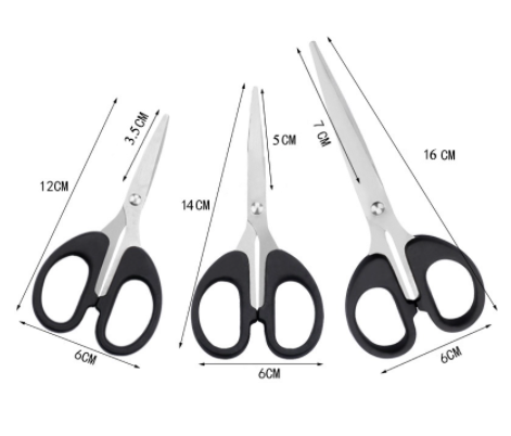 Kéo Cắt Giấy Văn Phòng 12 / 14 / 16cm Tiện Dụng