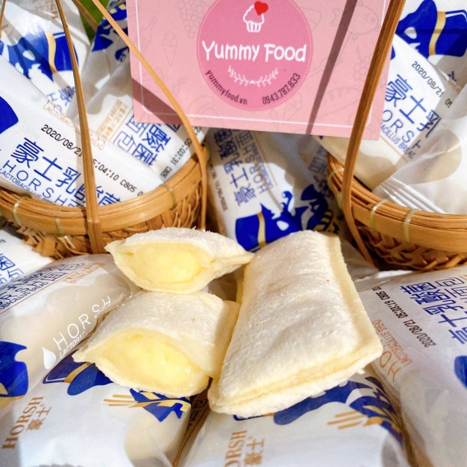 Combo 1kg Bánh Sữa Chua Horsh ĐL Date Mới