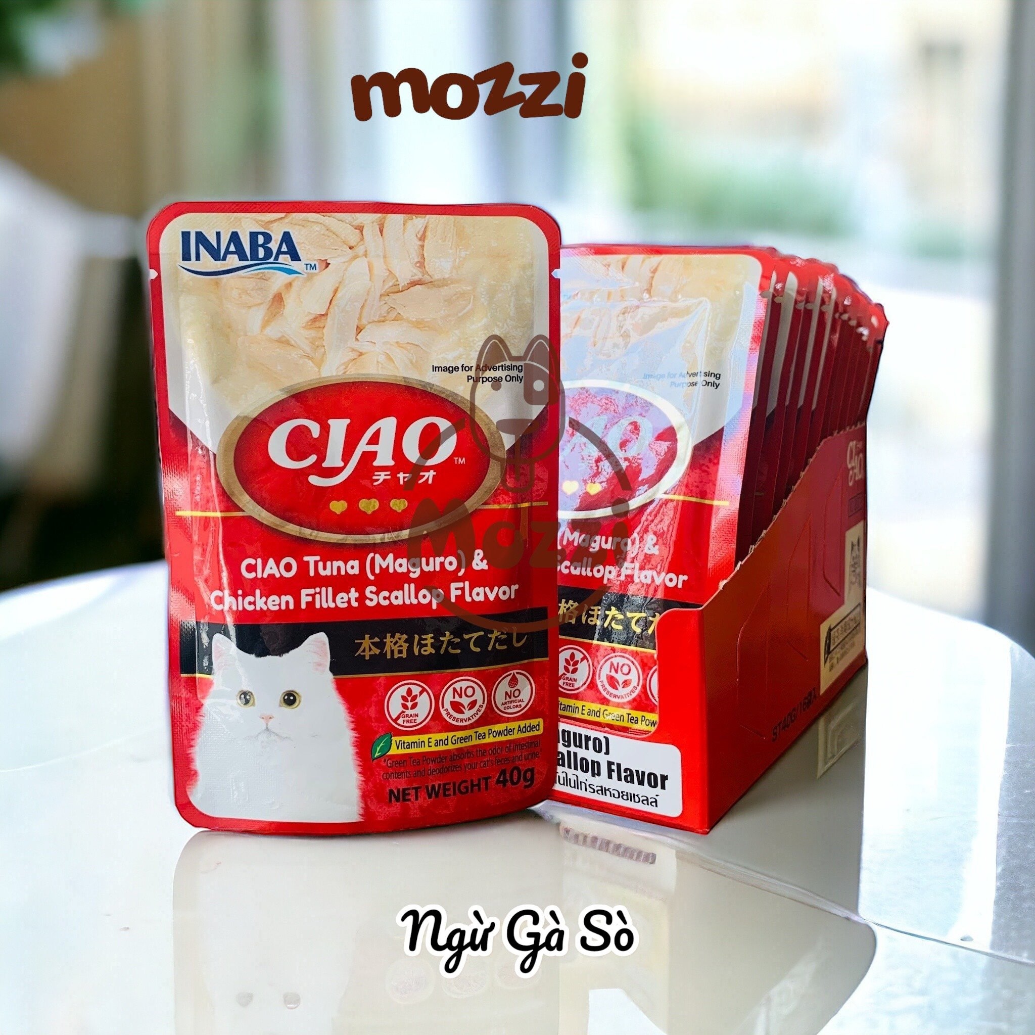 Pate cho mèo Ciao Gói 40gr