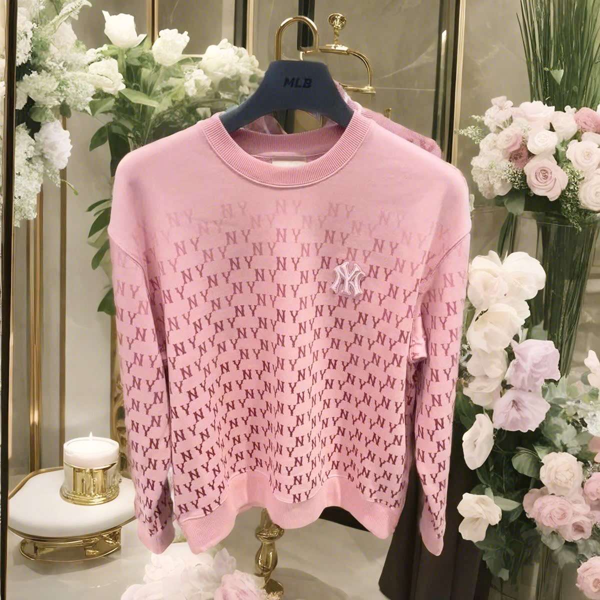 Áo nỉ tay dài Sweatshirt MLB Mega nam nữ cao cấp