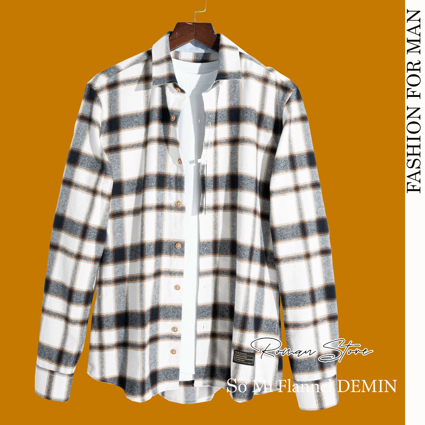 Sơ mi Flannel DEMIN CAO CẤP