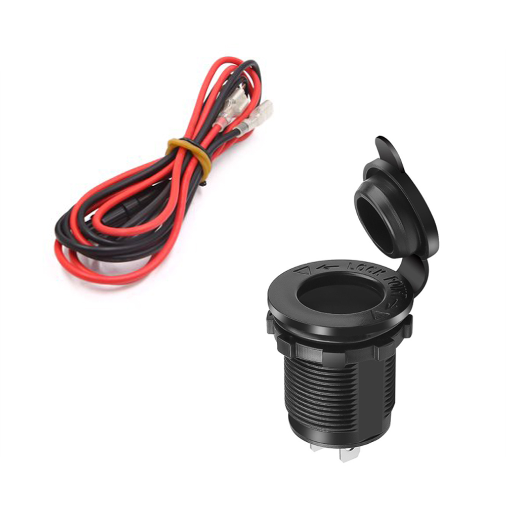 Cổng tẩu, ổ cắm điện, ổ cắm tẩu 12v 100w lắp cho xe ô tô