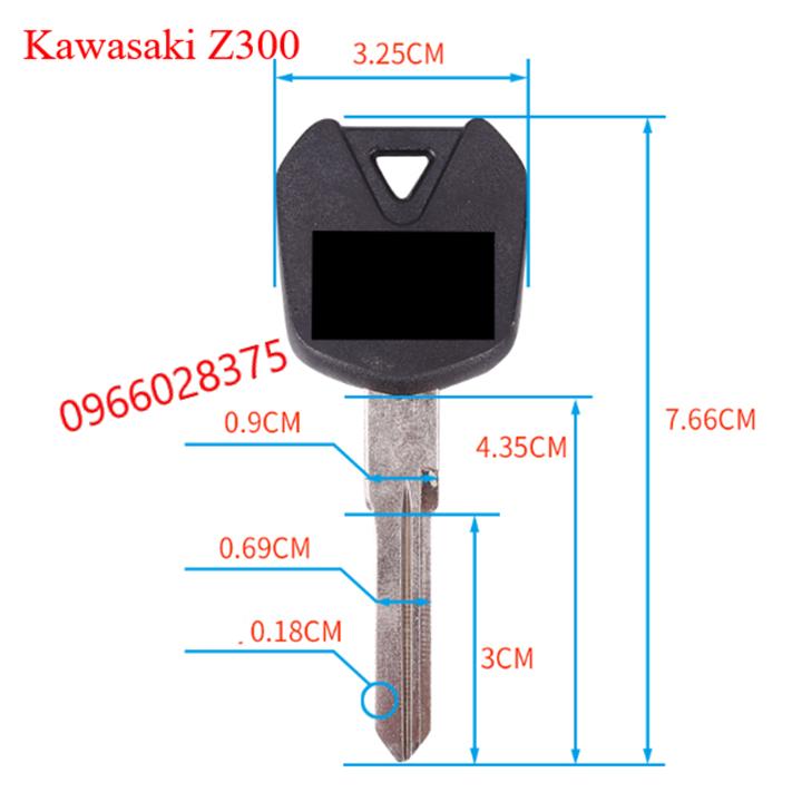 Phôi chìa khóa Kawasaki Z300