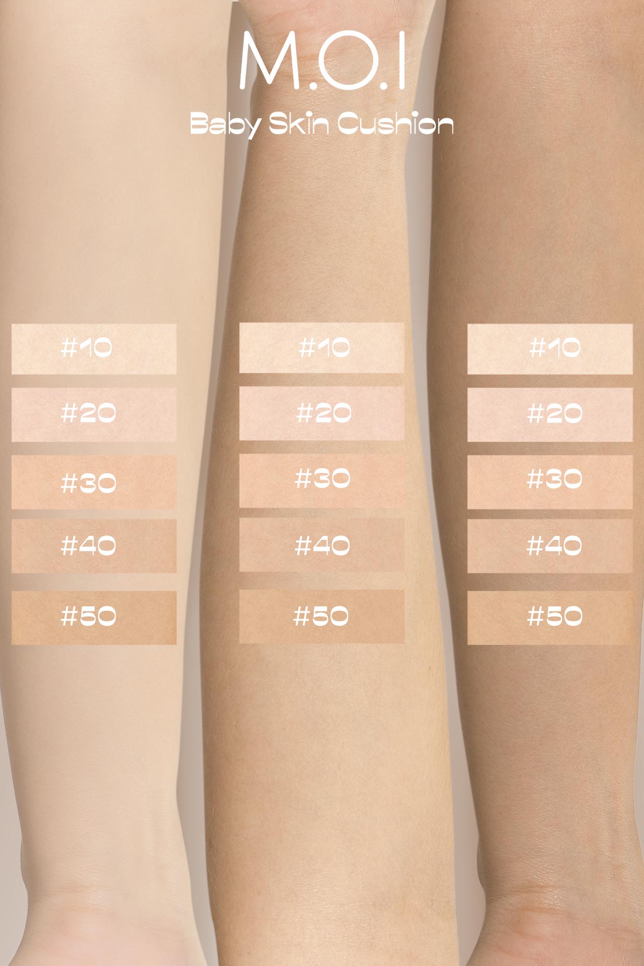 Phấn nước baby skin cushion M.O.I cosmetics [Tone #30]