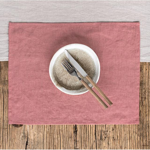 Tấm lót dĩa ăn bằng vải linen (Combo 2 cái)