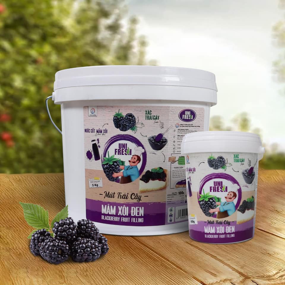 Mứt Mâm Xôi Đen Unifresh (950gr)