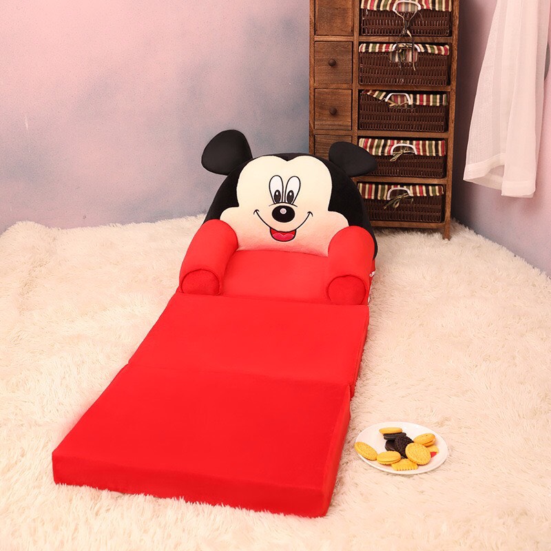 thú nhồi bông ghế micky đỏ ghế sofa cho bé