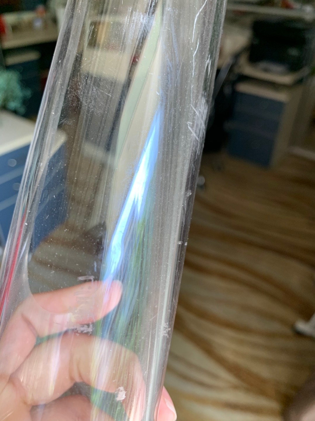 Bể tép cá acrylic hình dạng ống tròn dài 50cm