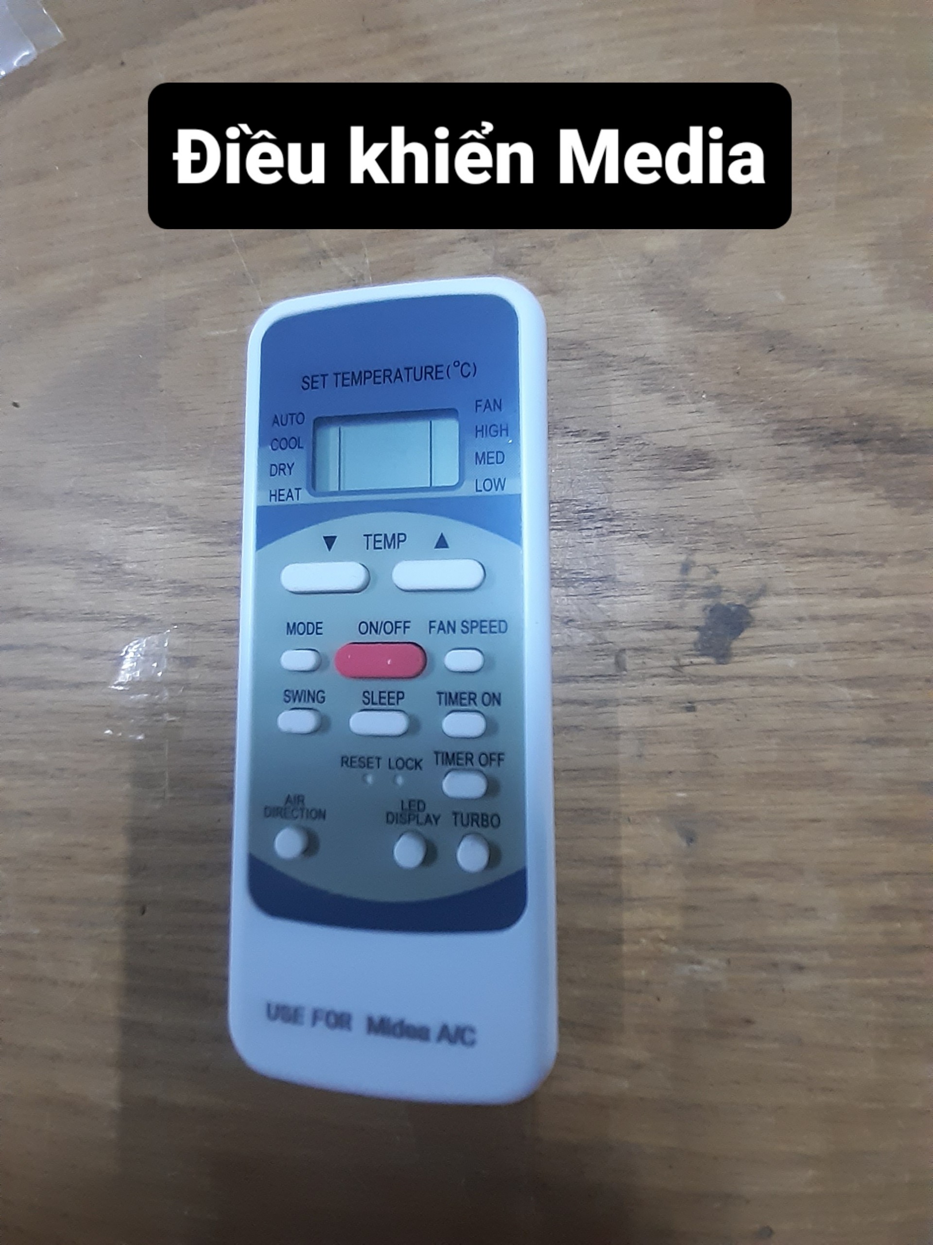 Remote - Điều khiển điều hòa các loại Midea