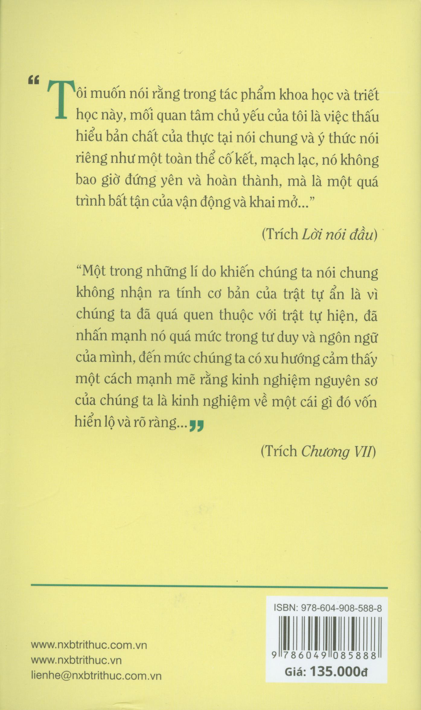 Cái Toàn Thể Và Trật Tự Ẩn