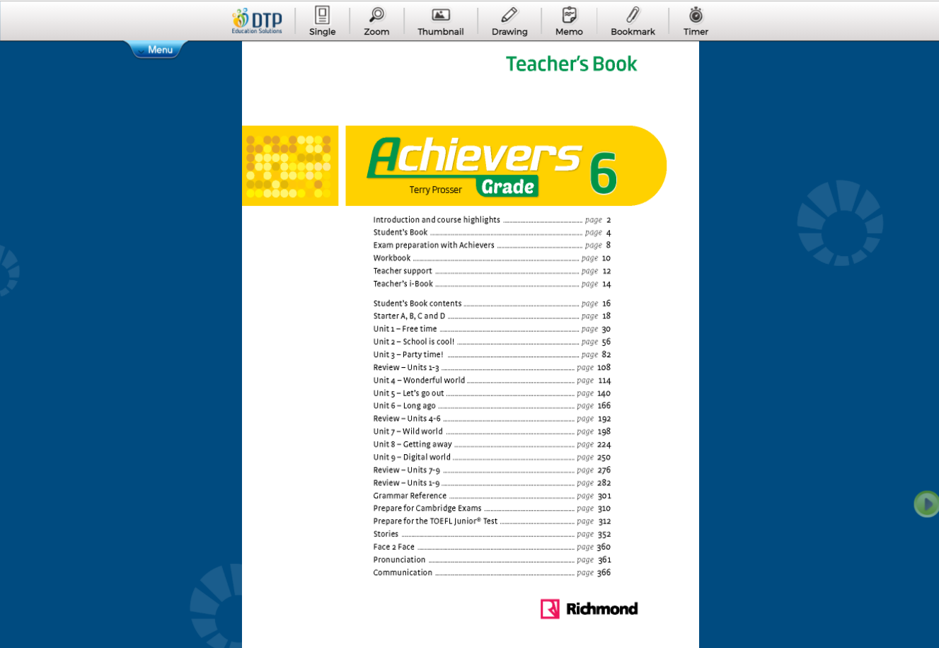 [E-BOOK] Achievers Grade 6 Sách giáo viên điện tử