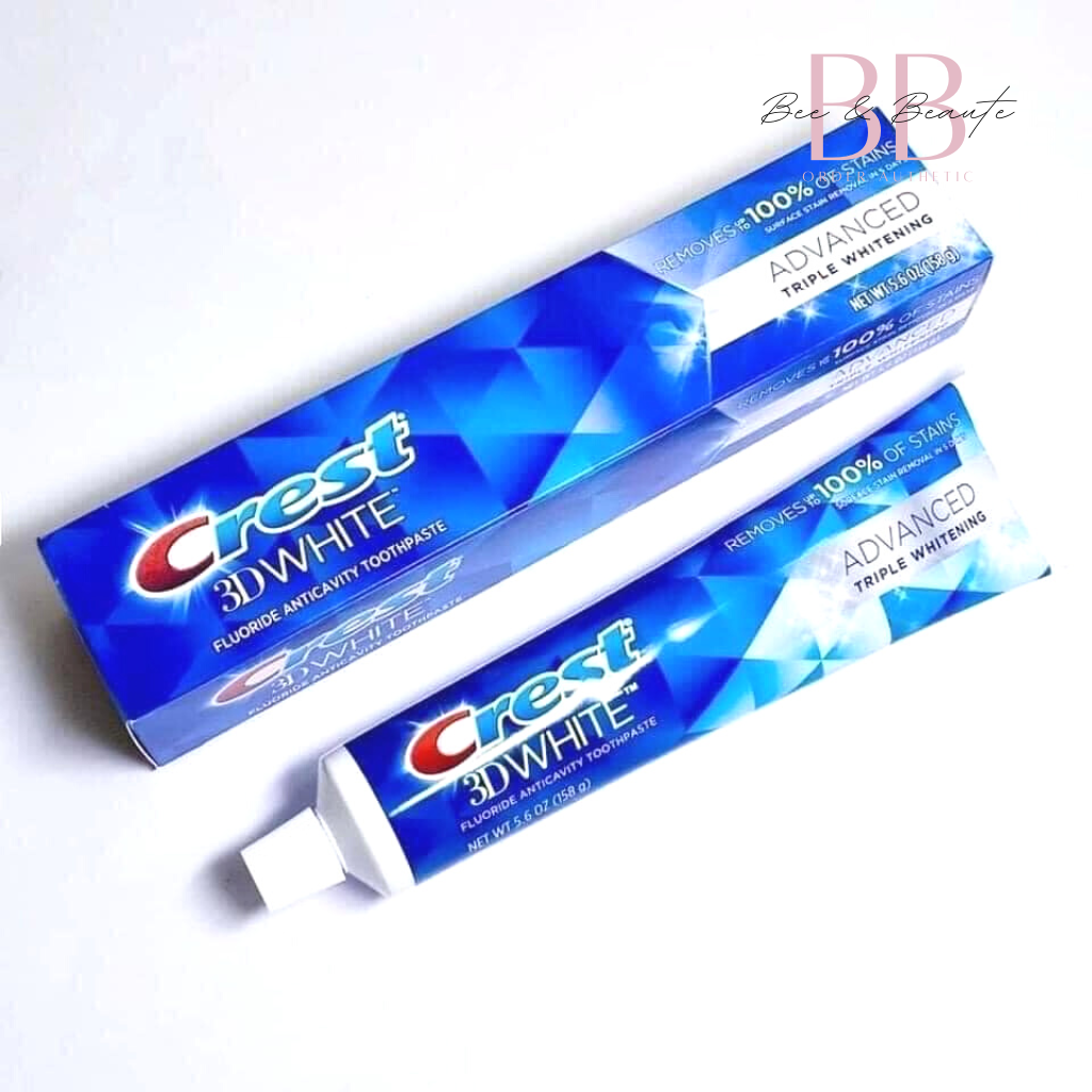 Kem đánh răng Crest 3D White Advance Mỹ, trắng răng, thơm miệng