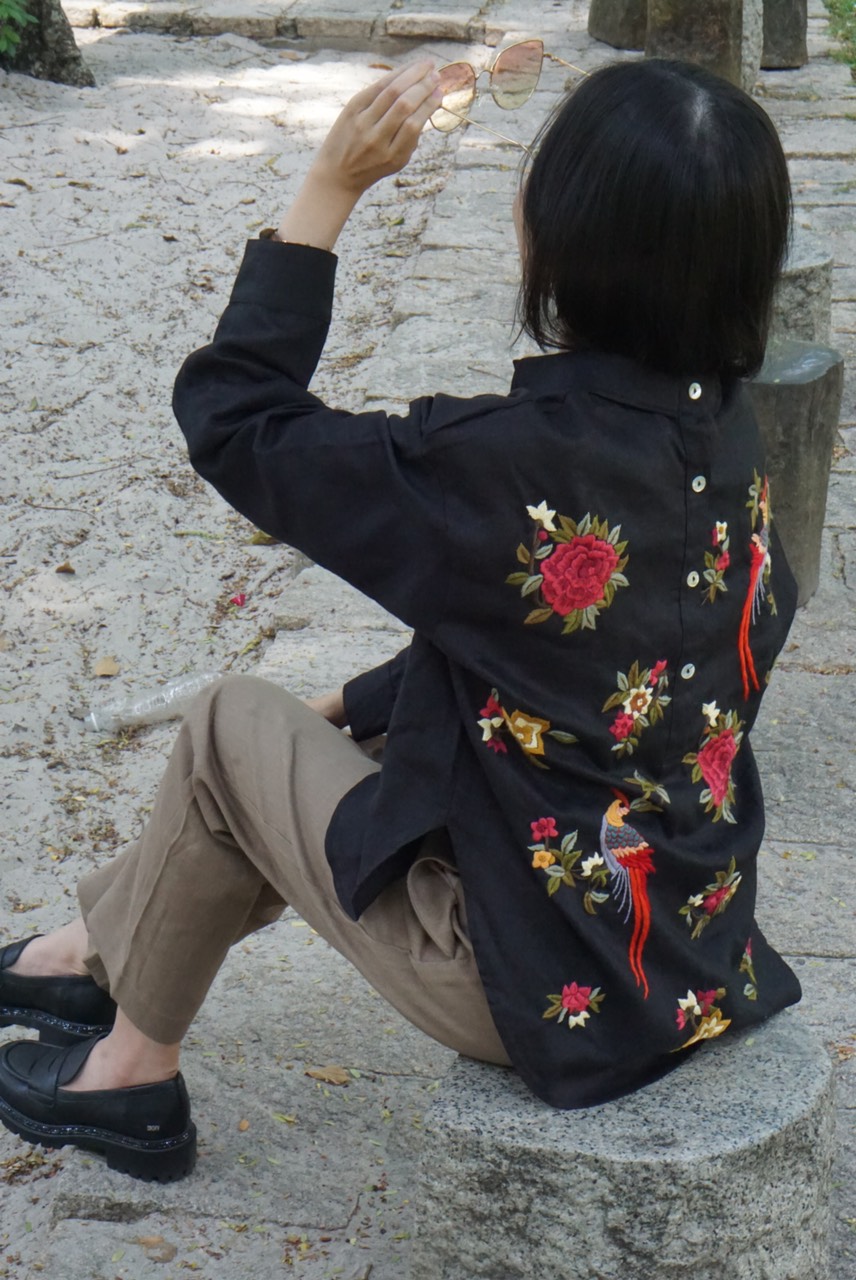 MaxMessi - Áo TAILOR Sơ mi thêu tay sau lưng
