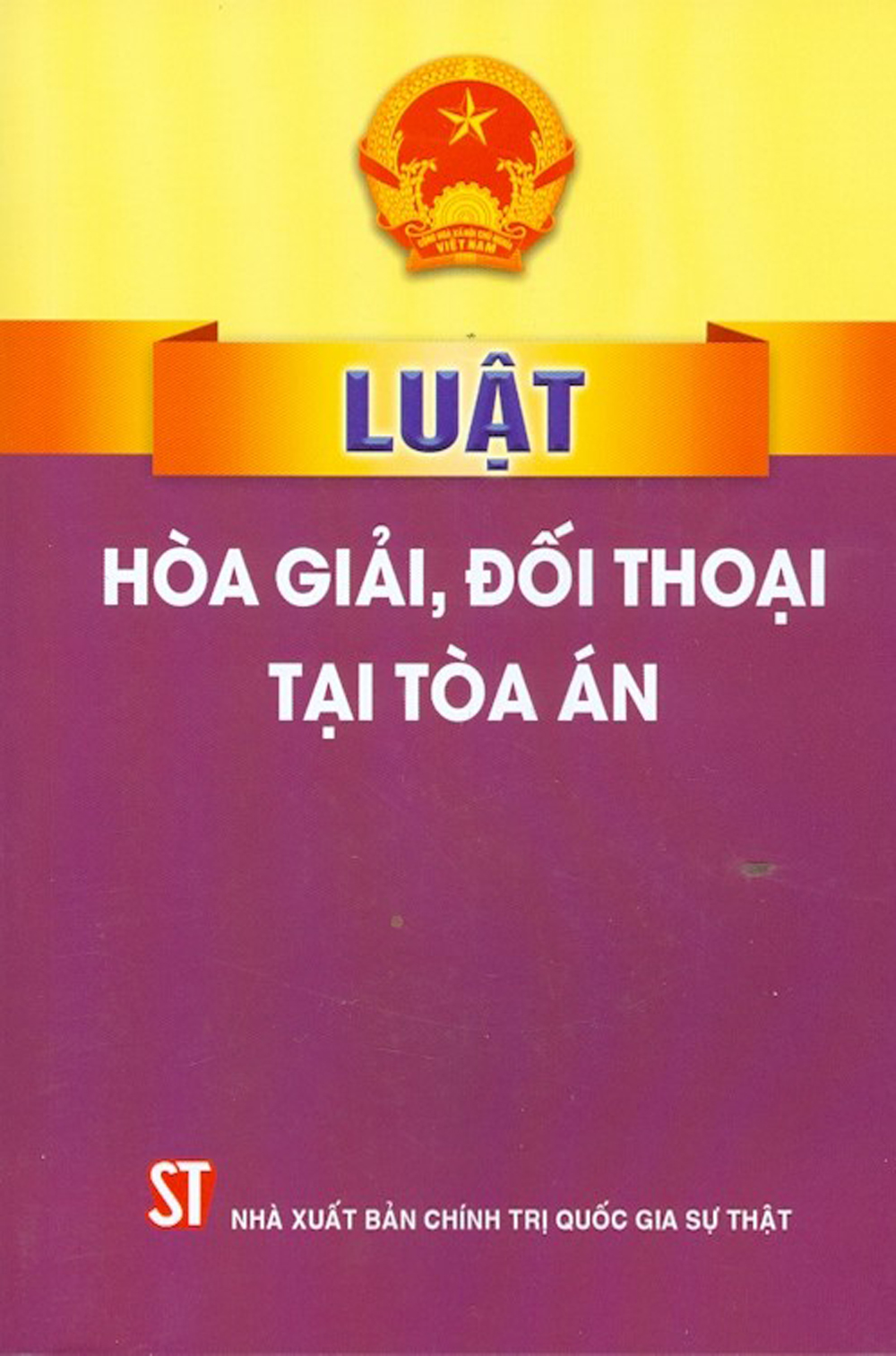 Luật hòa giải, đối thoại tại tòa án