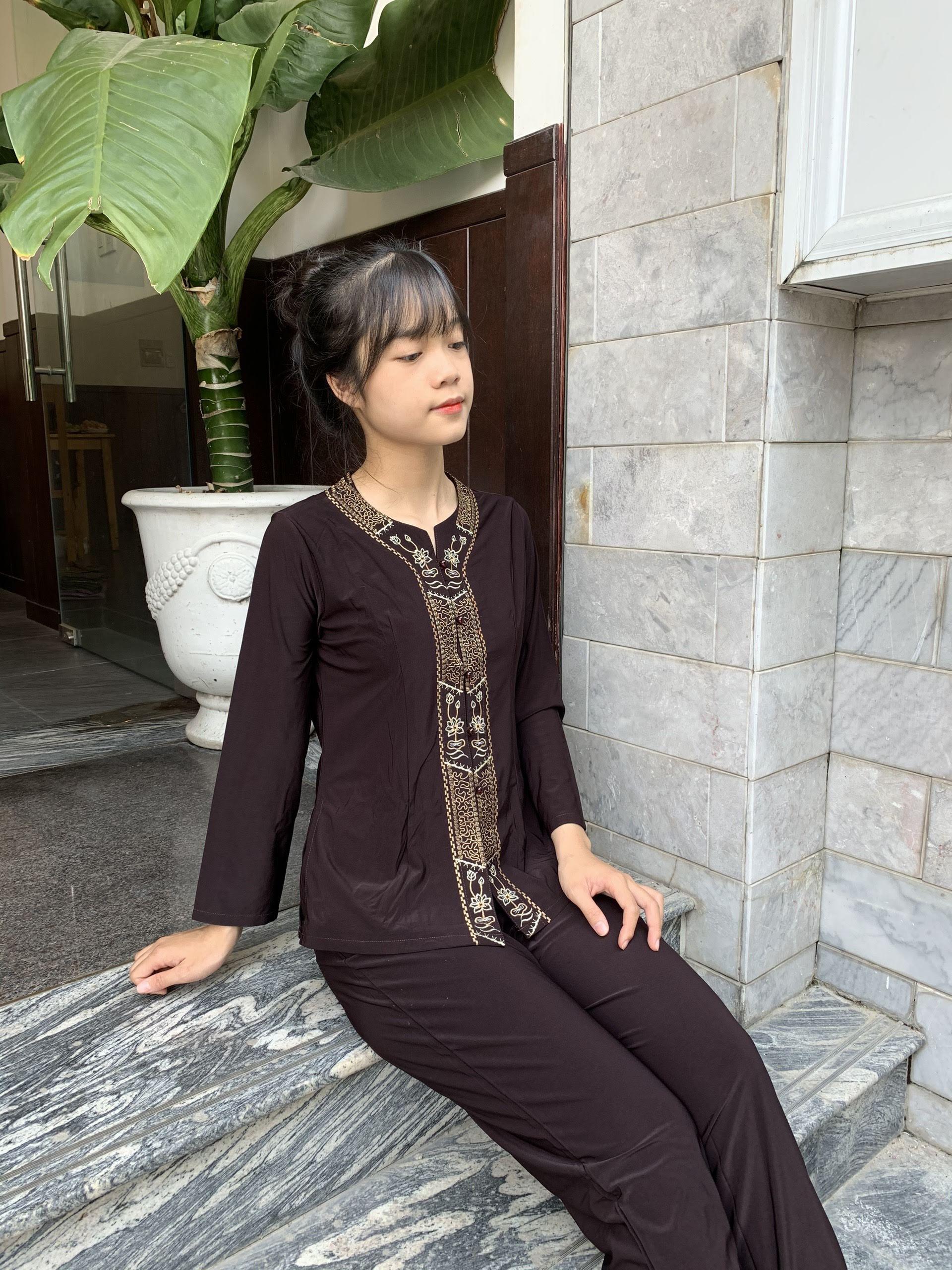 ĐỒ LAM ĐI CHÙA - MẪU THUN KHÓA