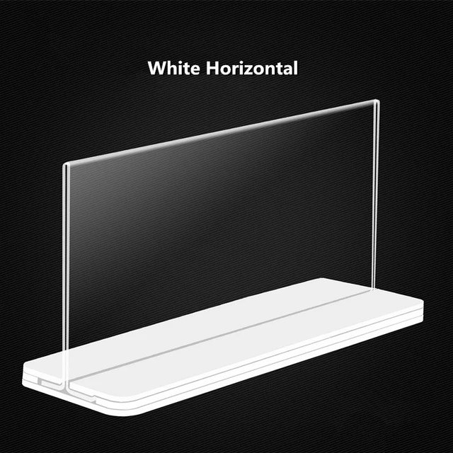 Menu mica A5 ngang (21x15cm),Card Stand loại đẹp đế lùa