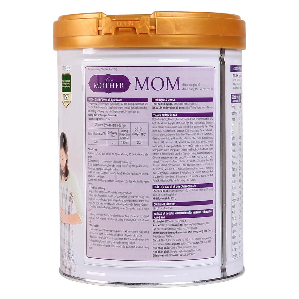 Sữa cho mẹ I am Mother Mom 800g