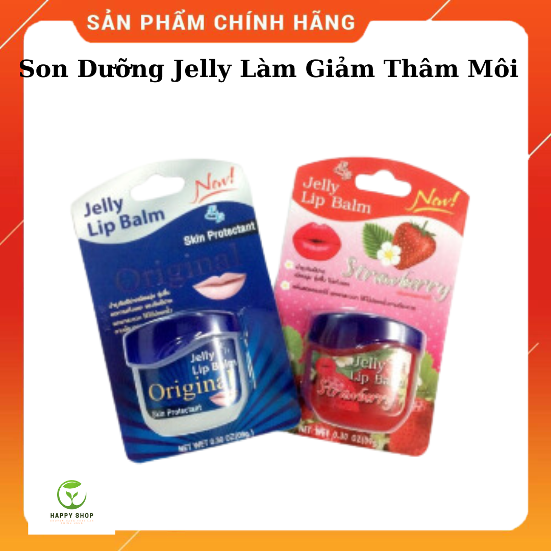 Chính Hãng Son Dưỡng Giảm Thâm Làm Hồng Môi Jelly Lip Balm Thái Lan 9G  Happyshop9 - Hàng Thái Chính Hãng - Mixasale