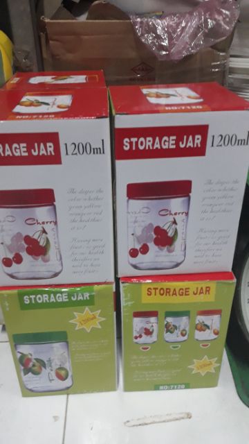 Hũ Thủy Tinh Đựng Gia Vị 1200Ml. ( Giao Mầu Ngẫu Nhiên )