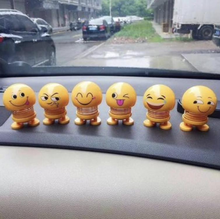 [HCM]Thú nhún Emoji lò xo (mẫu ngẫu nhiên)
