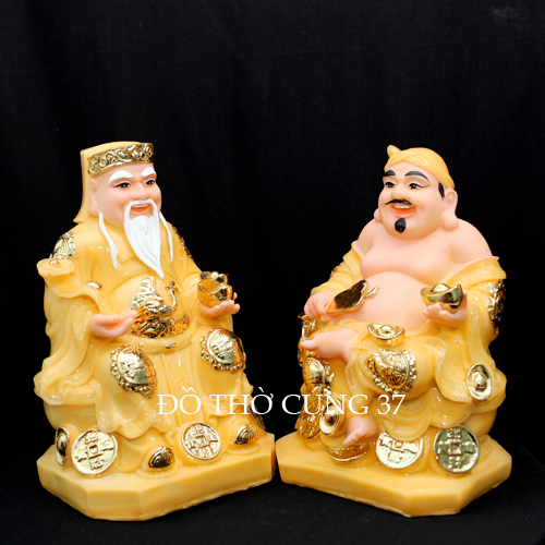 [ Cao 18 cm  ] TƯỢNG THẦN TÀI THỔ ĐỊA [COMPOSITE + BỘT ĐÁ ]