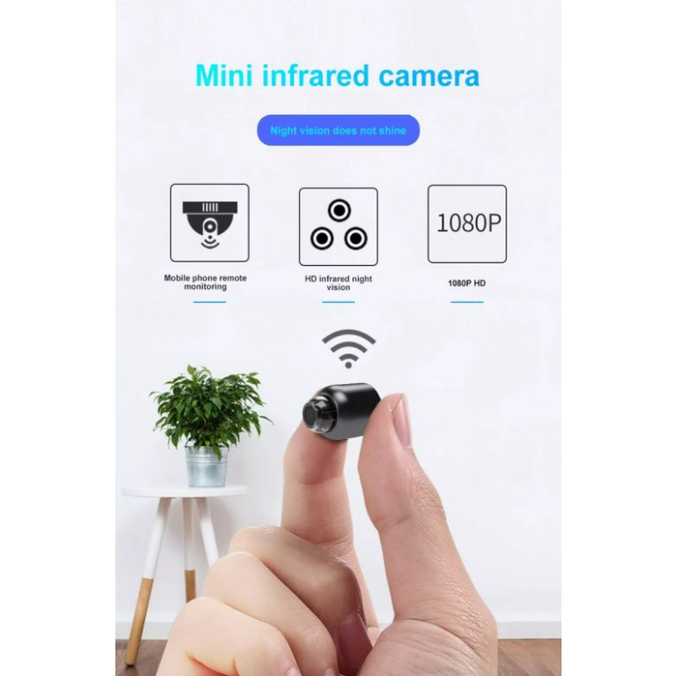 [FREESHIP🎁]Camera Siêu MINI- Mic Thu Âm- Camera Wifi Gia Đình