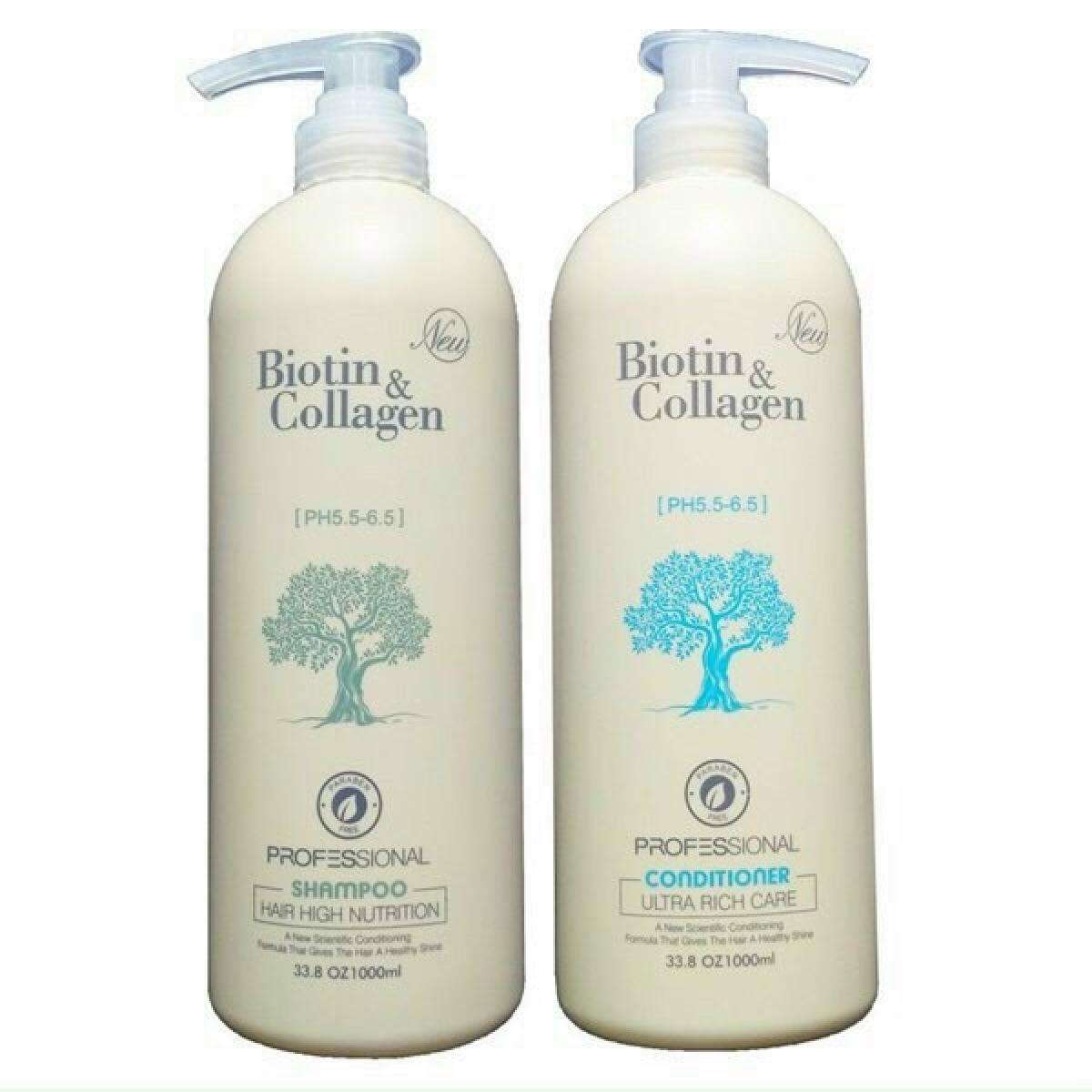 ( BIOTIN Trắng ) dầu gội BIOTIN COLLAGEN (CHÍNH HÃNG) chống rụng tóc 1000ML