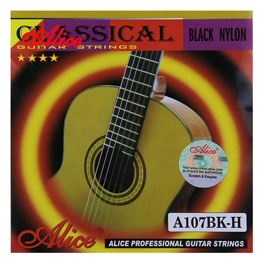 Dây Đàn Guitar Classic Alice A107BK chính hãng giá rẻ màu đen