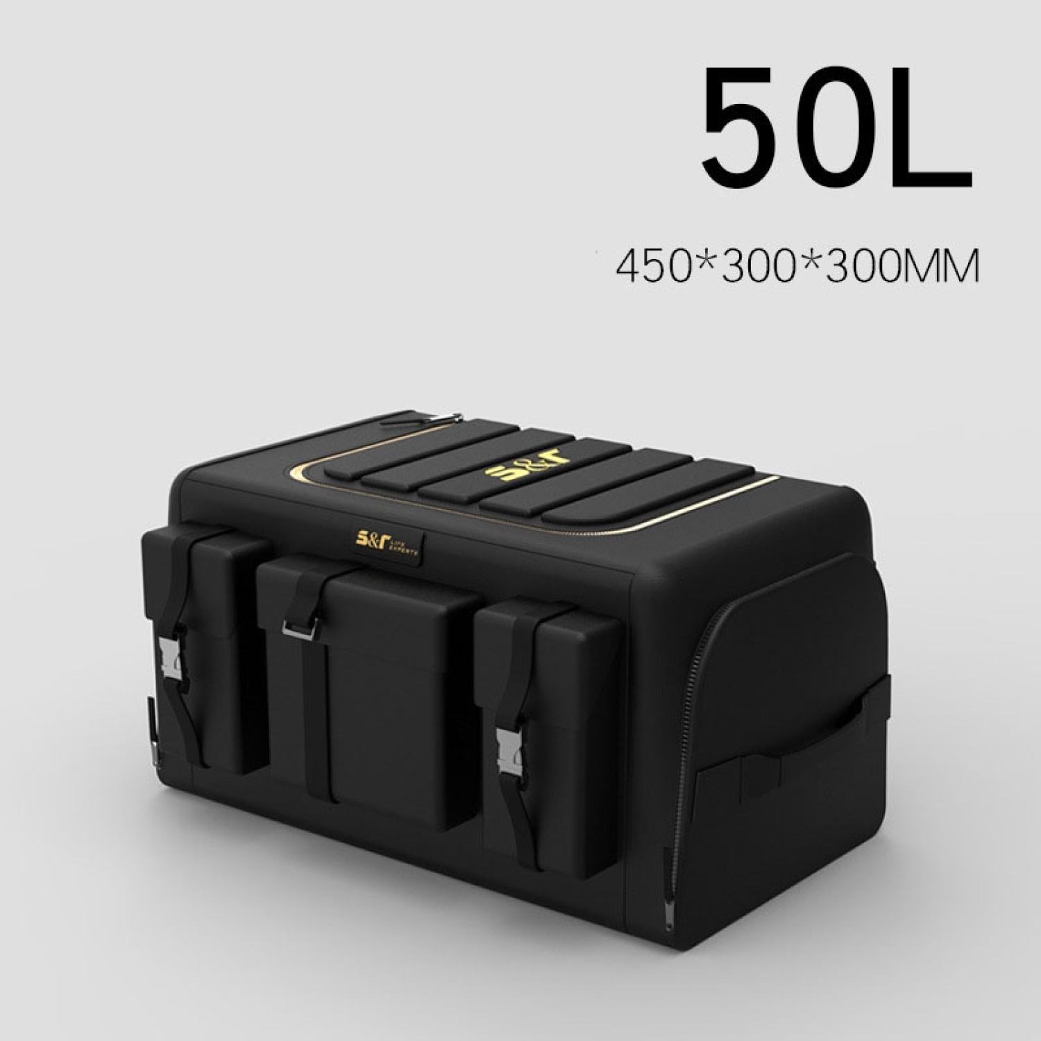 Hộp đựng đồ ô tô 70l- thùng đựng đồ ô tô có thể gấp gọn - dung tích 70 lít để cốp