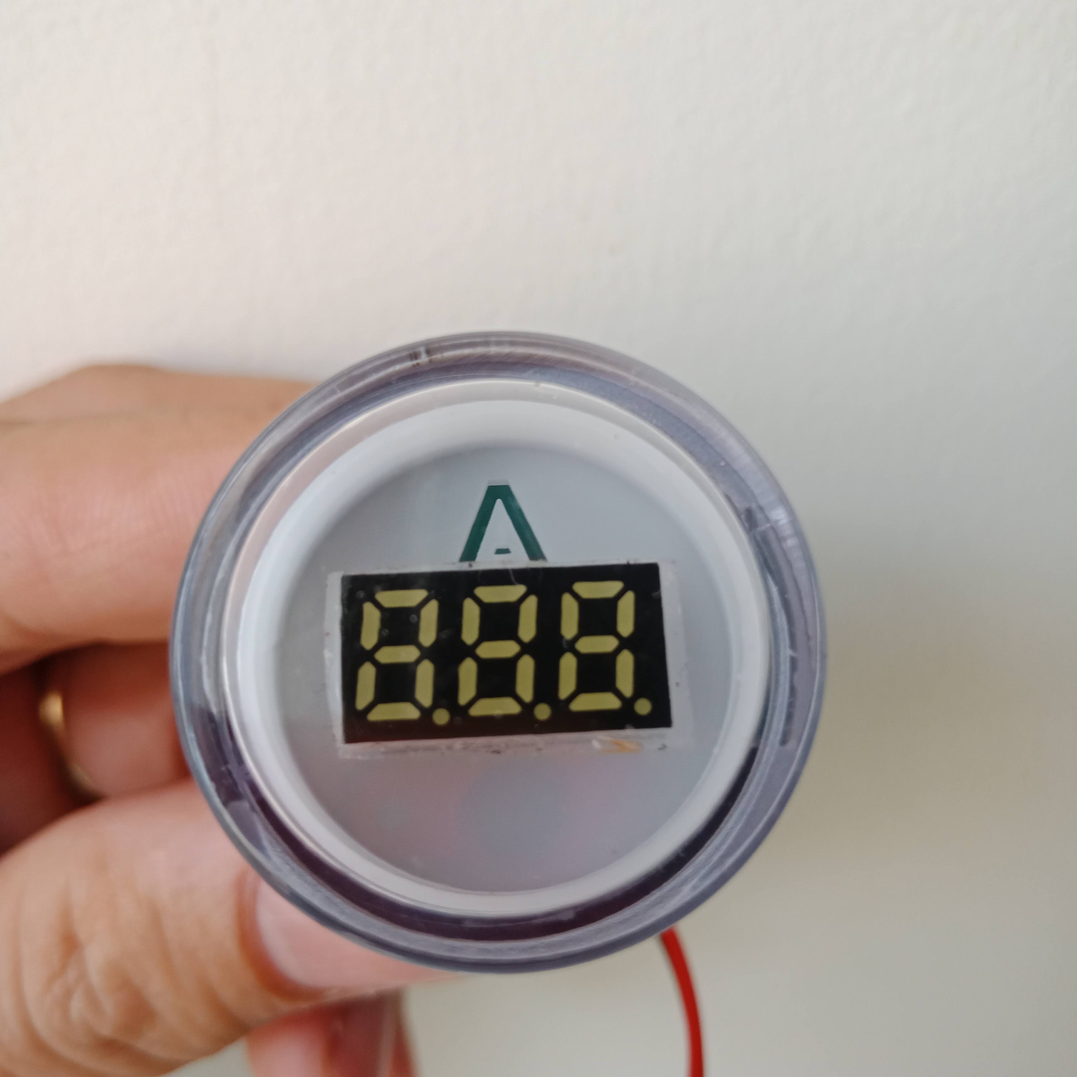 Đèn LED báo cường độ dòng điện phi 22 - Báo Ampere