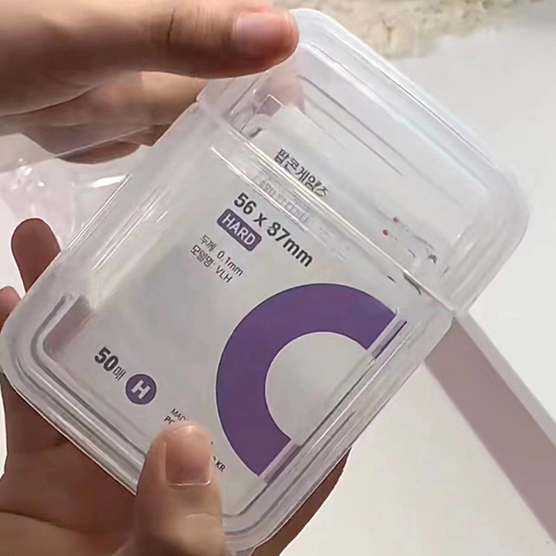Bengzhar 1 hộp đựng bộ sưu tập hộp đựng trong suốt bằng nhựa hộp đựng nhỏ trong suốt có nắp phụ kiện hoàn thiện trang sức