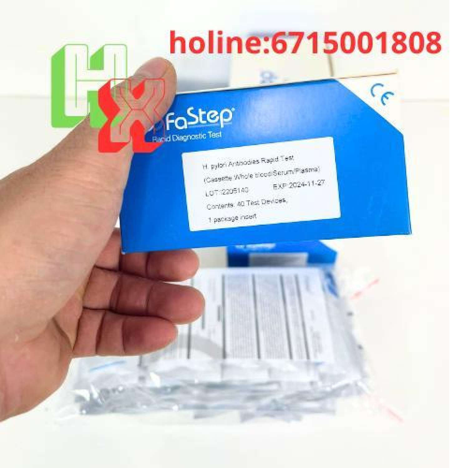 Que Thử Viêm Gan B HBsAg Dạng Khay Fastep Mỹ